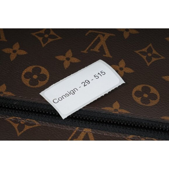 Louis Vuitton Virgil Solar Ray Pouch Orange Brown Canvas Monogram Travel Clutch - Picture 10 of 10